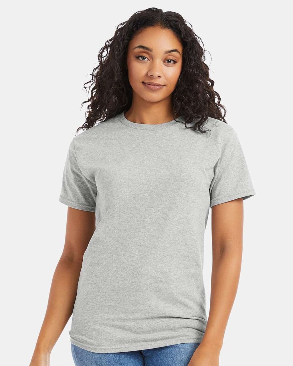 Hanes Unisex Classic Fit Crewneck Cotton T Shirt For Everyday Casual Tee